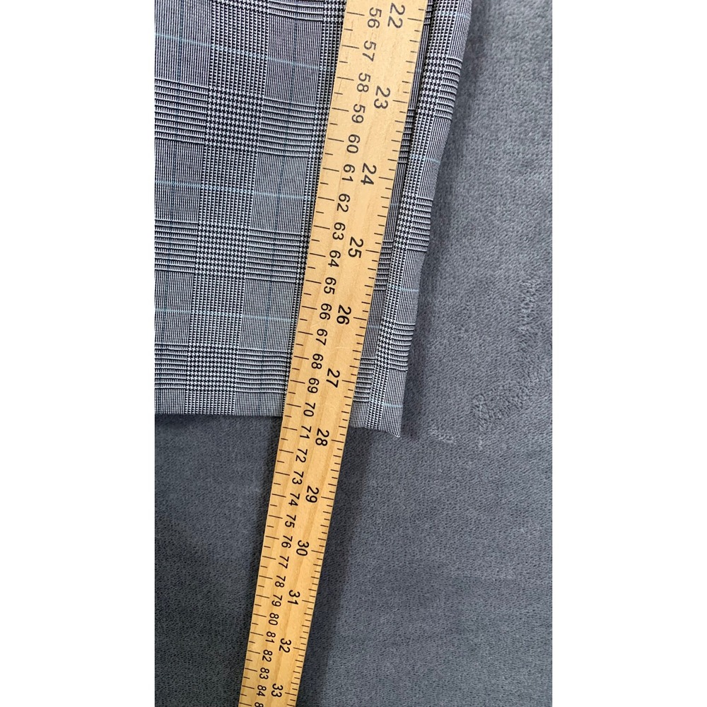 Grey Lab Los Angeles Plaid High Waist Belted Trousers Grey XS NEW - Picture 5 of 7